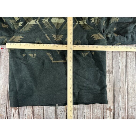 Todd Snyder wool blend Southwestern Jacquard Jacket Sz Large color green Aztec - Picture 6 of 7